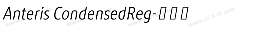 Anteris CondensedReg字体转换